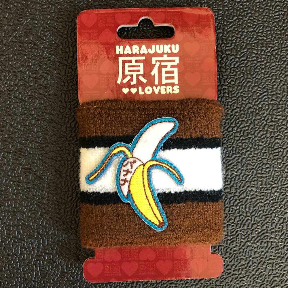 Harajuku Lovers Banana Wrist Sweatband, Gwen Stefani 2007 Tour